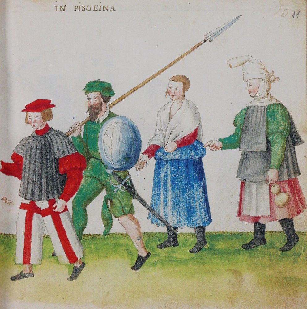 Große Abbildung Nr.4: 144-715 Codex der Trachten und Kostüme.: (Faksimile)