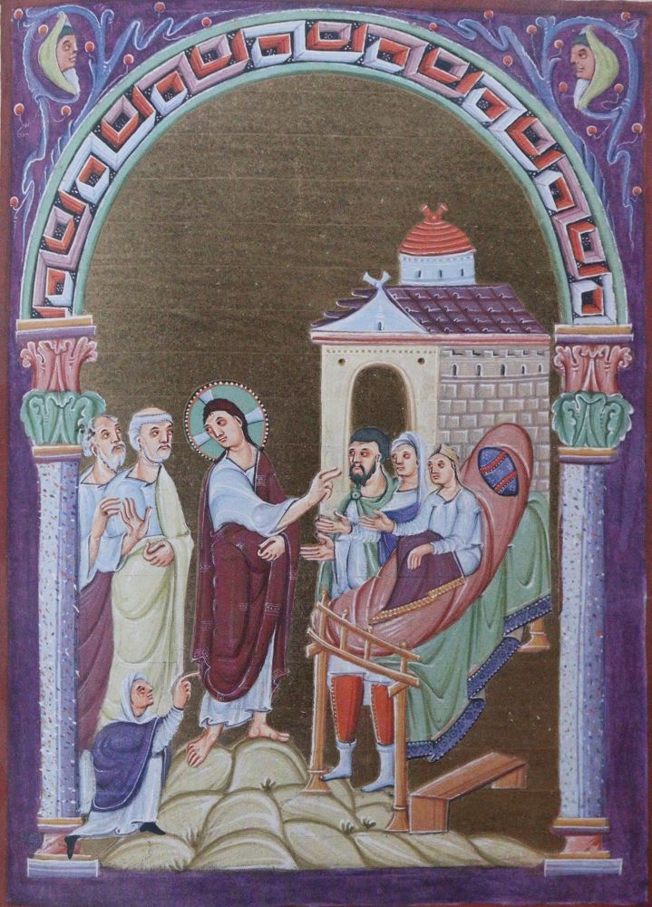 Große Abbildung Nr.3: 144-719 Evangeliar Ottos III, Das.: (Faksimile)