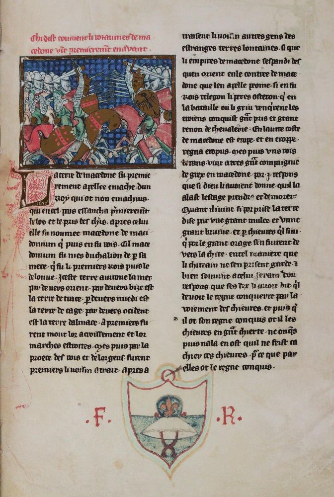 Große Abbildung Nr.3: 144-730 L'Ystoire du bon roi Alexandre.: (Faksimile)