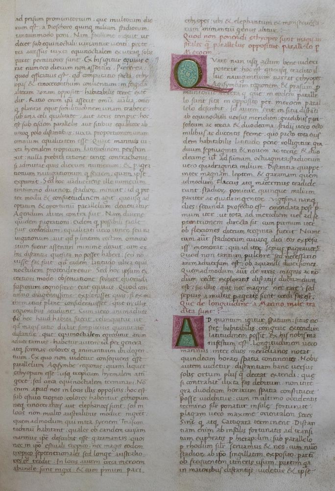 Große Abbildung Nr.2: 144-734 Opus Magnum des Claudius Ptolemäus, Das.: (Faksimile)