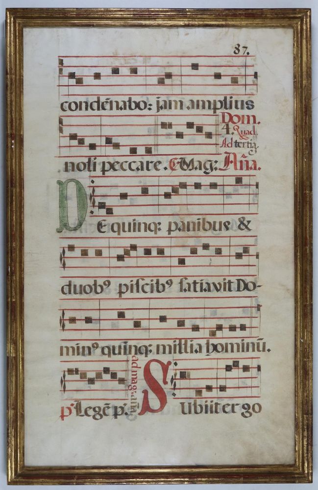 Große Abbildung Nr.3: 144-75 Antiphonar.: (Handschriften)