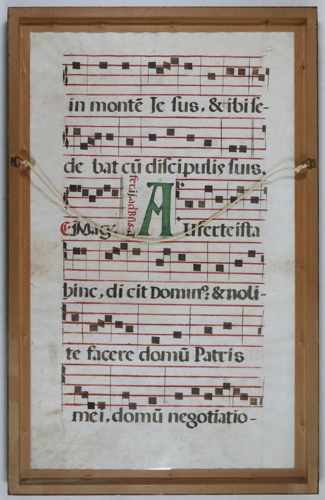 Große Abbildung Nr.4: 144-75 Antiphonar.: (Handschriften)