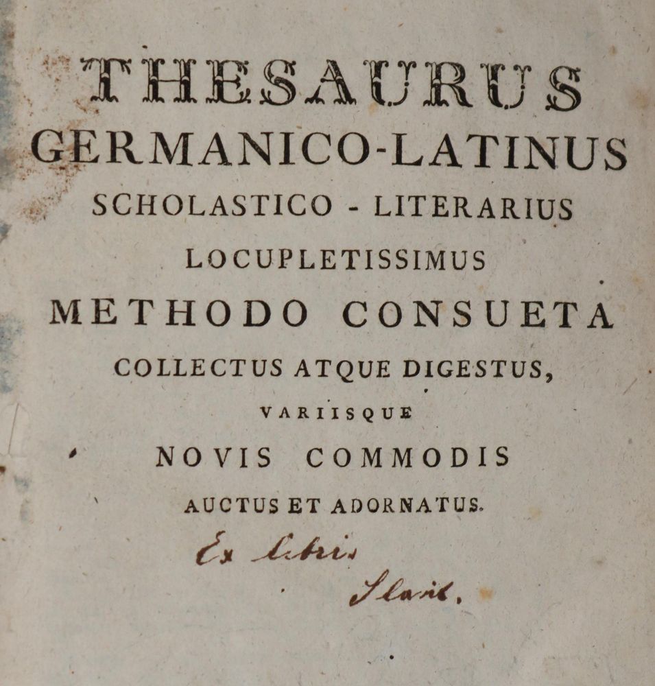 Große Abbildung Nr.1: 144-754 Carrach,J.P.v.: (Lexika - Wörterbücher - Sprachwissenschaften)