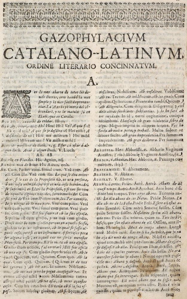 Große Abbildung Nr.1: 144-759 (Lacavalleria y Dulach,J.: (Lexika - Wörterbücher - Sprachwissenschaften)