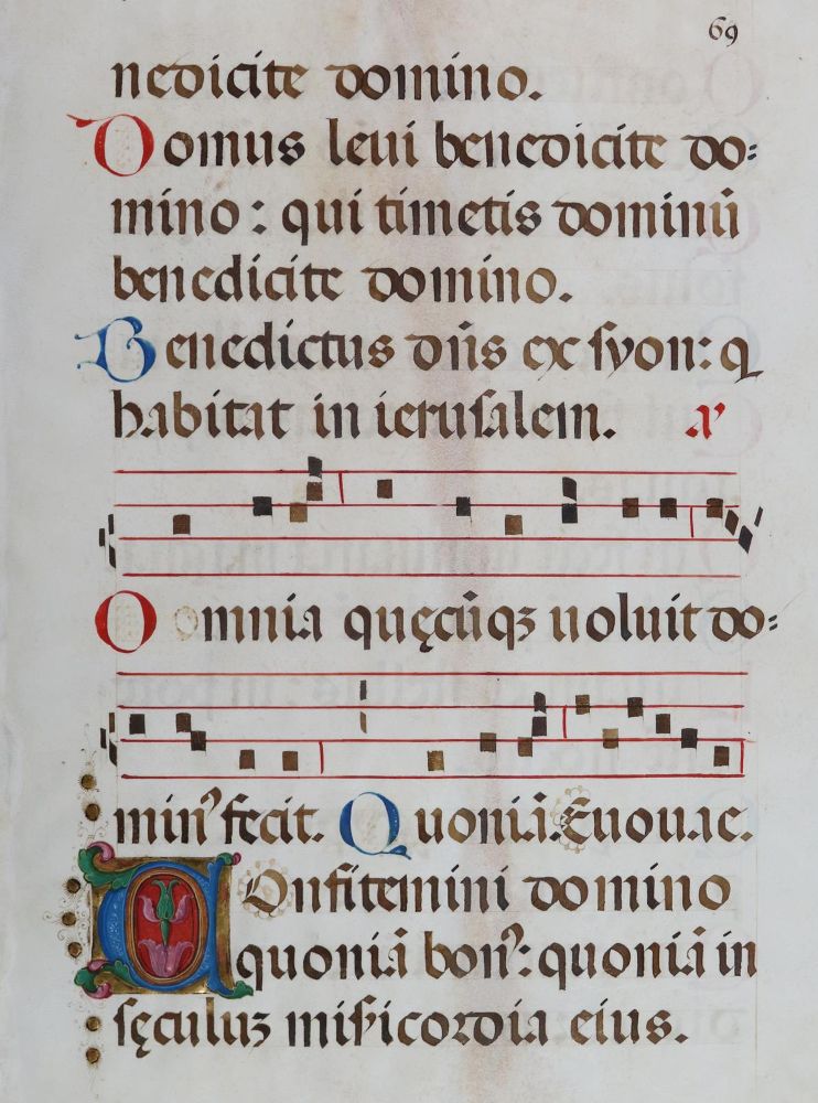 Große Abbildung Nr.2: 144-77 Antiphonar.: (Handschriften)