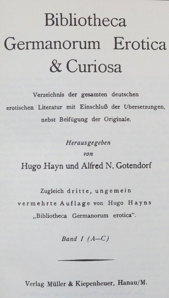 Große Abbildung Nr.1: 144-772 Sammlung: (Bibliographie und Buchwesen)