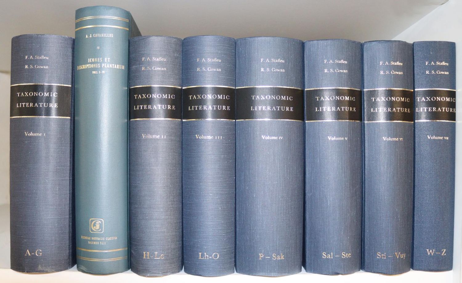 Große Abbildung Nr.2: 144-774 Stafleu,F.A. u. R.S.Cowan.: (Bibliographie und Buchwesen)