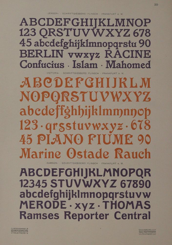 Große Abbildung Nr.3: 144-780 Petzendorfer,L.: (Typographie und Kalligraphie)