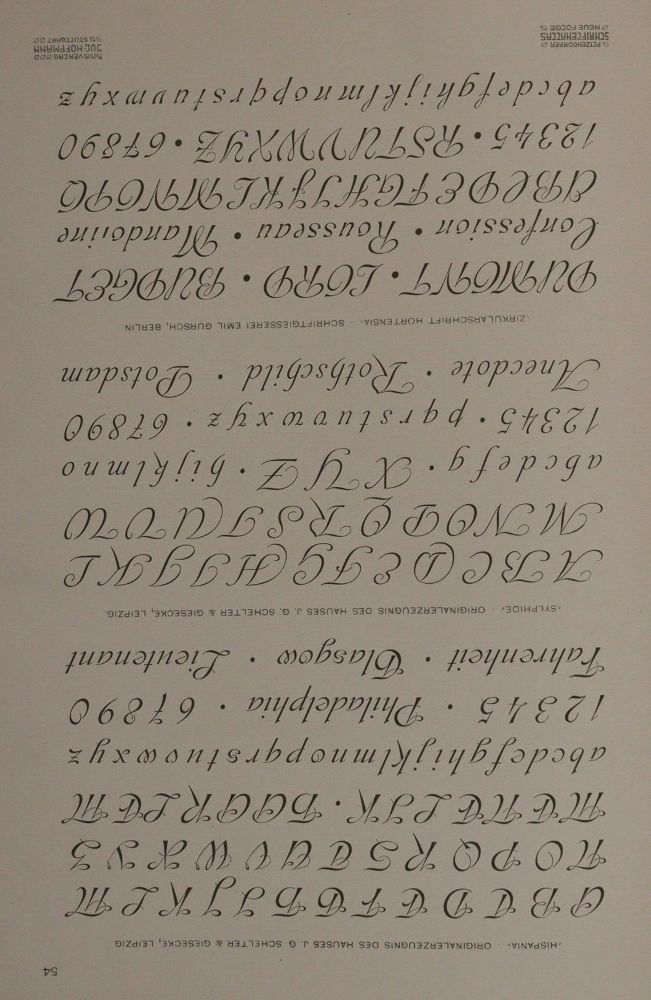 Große Abbildung Nr.4: 144-780 Petzendorfer,L.: (Typographie und Kalligraphie)