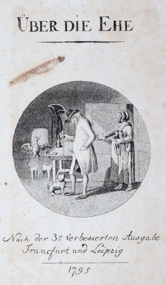 Große Abbildung Nr.1: 144-808 (Hippel,T.G.v.).: (Kultur- und Sittengeschichte)