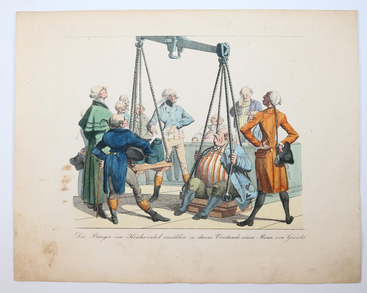 Große Abbildung Nr.8: 144-813 Krähwinkliaden: (Karikatur)