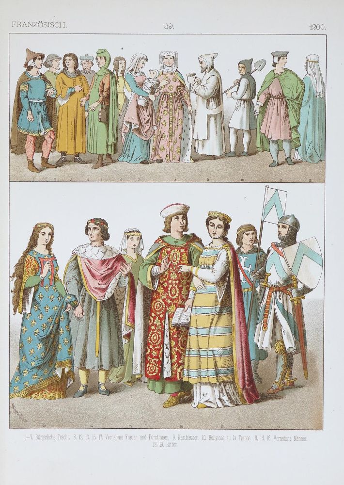 Große Abbildung Nr.1: 144-820 Kretschmer,A.: (Mode und Trachten)