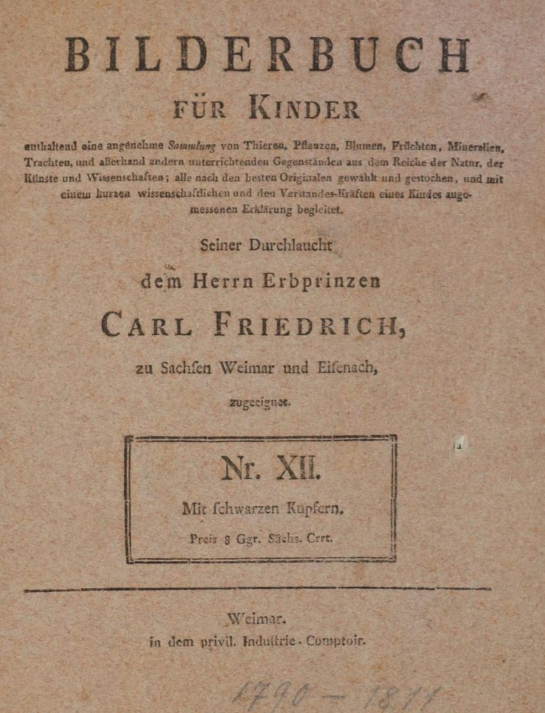 Große Abbildung Nr.3: 144-842 Bertuch,F.J.: (Kinder- und Jugendbücher)
