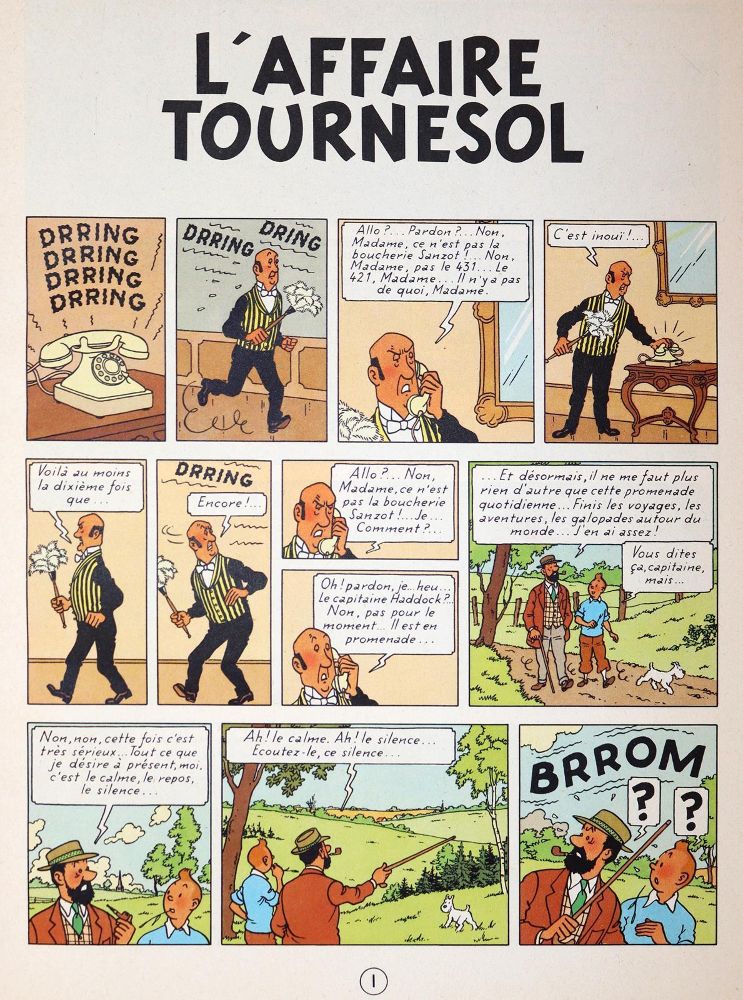 Große Abbildung Nr.2: 144-853 Tintin, Tim u. Struppi: (Comics)