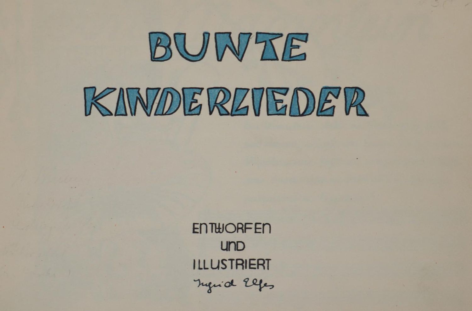 Große Abbildung Nr.1: 144-857 Elfes,I.: (Kinder- und Jugendbücher)