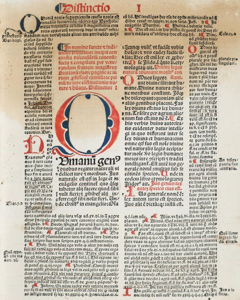 Große Abbildung Nr.1: 144-93 Gratianus.: (Inkunabeln)