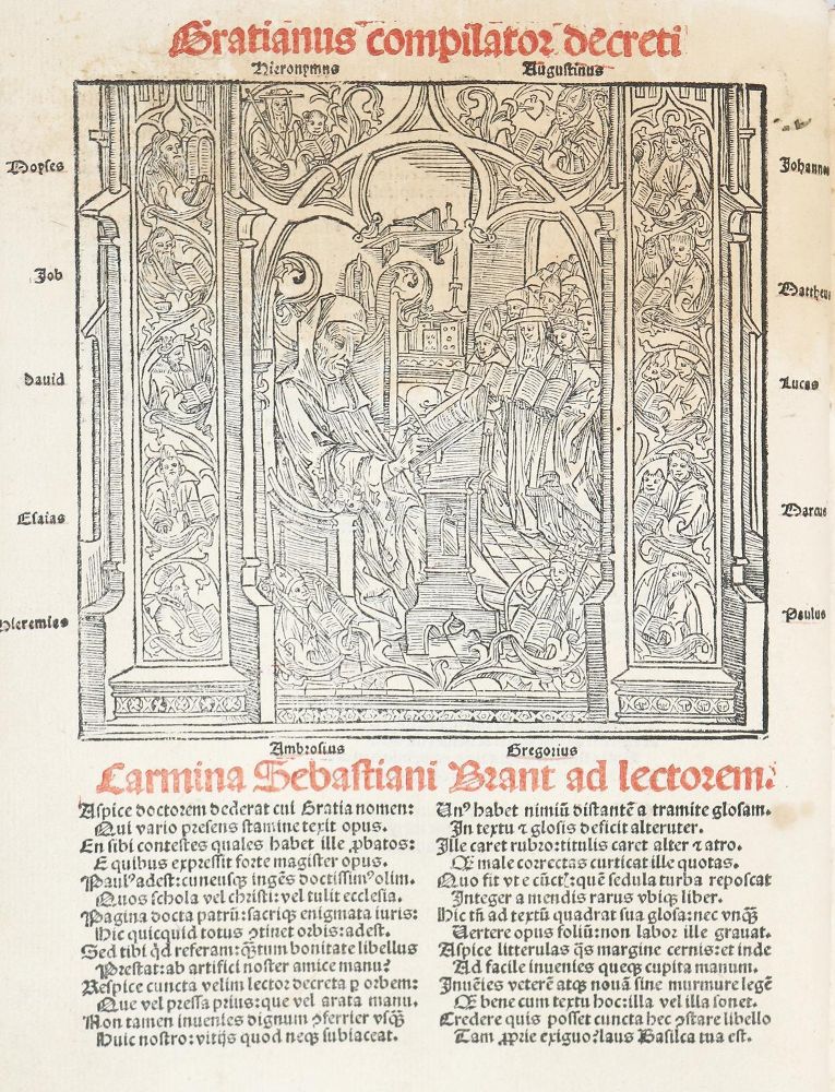 Große Abbildung Nr.2: 144-93 Gratianus.: (Inkunabeln)