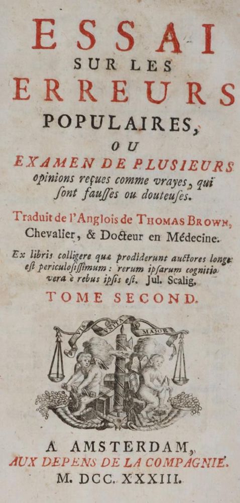 Große Abbildung Nr.1: 144-960 Brown,T.: (Literatur und illustrierte Bücher bis 19.Jahrhundert)