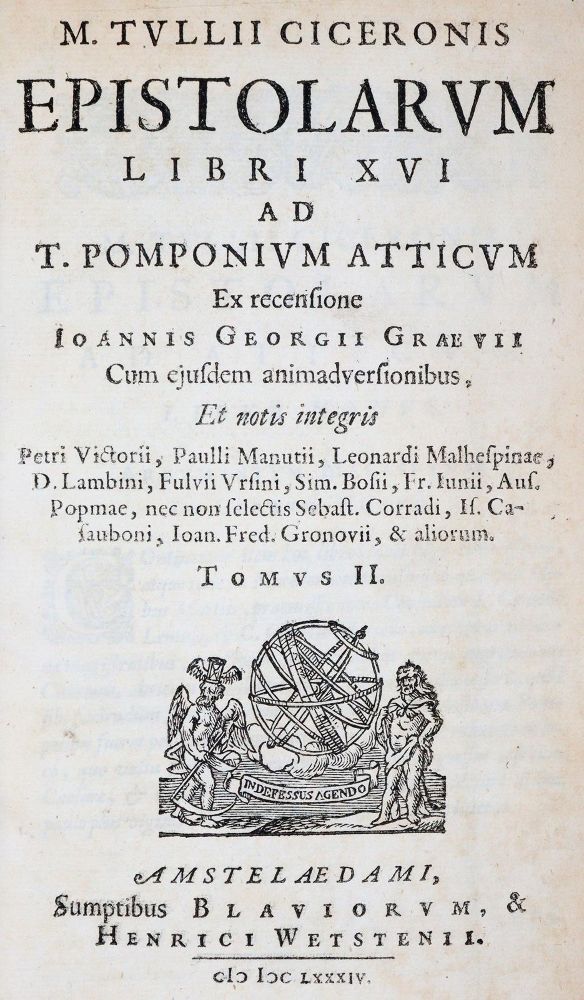 Große Abbildung Nr.1: 144-966 Cicero,M.T.: (Literatur und illustrierte Bücher bis 19.Jahrhundert)