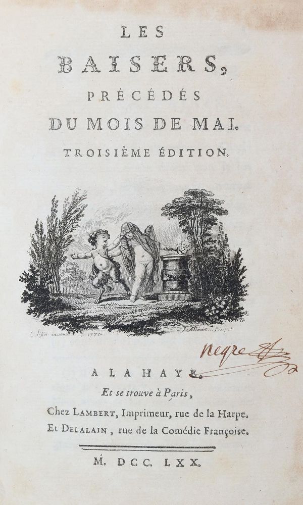 Große Abbildung Nr.2: 144-971 (Dorat,C.J.).: (Literatur und illustrierte Bücher bis 19.Jahrhundert)