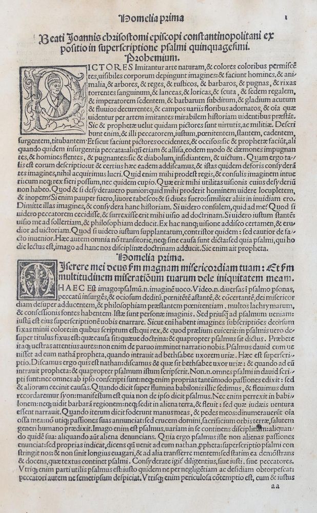 Große Abbildung Nr.4: 144-99 Johannes Chrysostomos.: (Alte Drucke, Handschriften und Theologie)