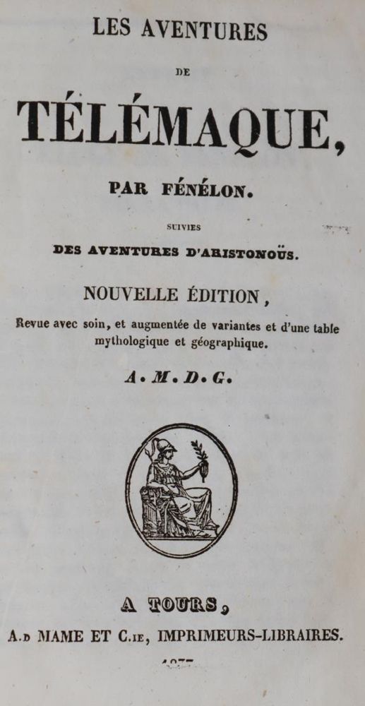 Große Abbildung Nr.1: 144-993 Fenelon,F. de Salignac de la Motte.: (Literatur und illustrierte Bücher bis 19.Jahrhundert)
