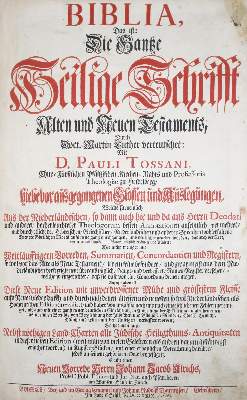 Bild Nr.1: 144-10 Biblia germanica.: (Bibeln)