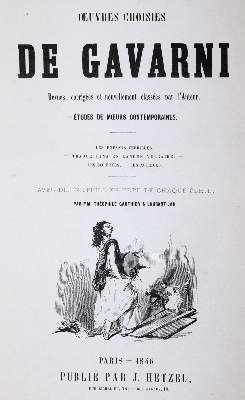Bild Nr.1: 144-1000 Gavarni,P.: (Literatur und illustrierte Bücher bis 19.Jahrhundert)