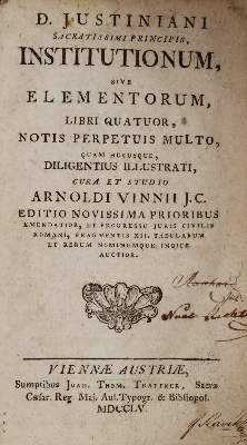Bild Nr.1: 144-101 Justinianus.: (Alte Drucke, Handschriften und Theologie)