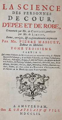 Bild Nr.1: 144-1038 Massuet,P.: (Literatur und illustrierte Bücher bis 19.Jahrhundert)