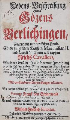 Bild Nr.1: 144-1078 Steigerwald,F.v. (d.i. W.F.v.Pistorius).: (Literatur und illustrierte Bücher bis 19.Jahrhundert)