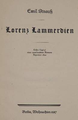 Bild Nr.3: 144-1079 Strauß,E.: (Literatur und illustrierte Bücher bis 19.Jahrhundert)