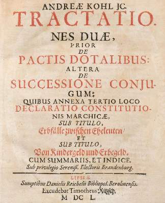 Bild Nr.1: 144-108 Kohl,A.: (Alte Drucke, Handschriften und Theologie)