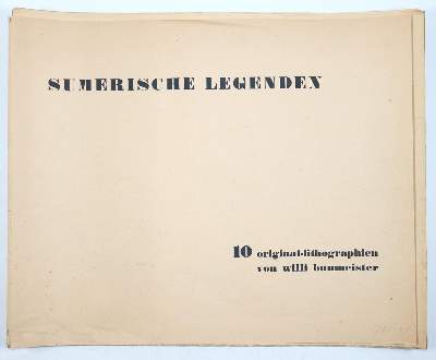 Bild Nr.12: 144-1105 Baumeister,W.: (Literatur und illustrierte Bücher 20.Jahrhundert - Alte Literatur in modernen Ausgaben)