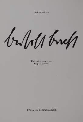 Bild Nr.3: 144-1117 Brecht,B.: (Literatur und illustrierte Bücher 20.Jahrhundert - Alte Literatur in modernen Ausgaben)