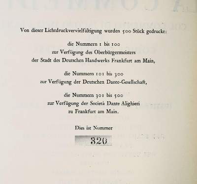 Bild Nr.5: 144-1129 Dante,A.: (Literatur und illustrierte Bücher 20.Jahrhundert - Alte Literatur in modernen Ausgaben)