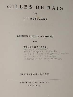 Bild Nr.1: 144-1155 Huysmans,J.-K.: (Geiger)