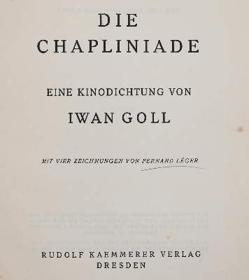 Bild Nr.2: 144-1165 Goll,I.: (Literatur und illustrierte Bücher 20.Jahrhundert - Alte Literatur in modernen Ausgaben)