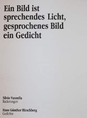 Bild Nr.1: 144-1179 Hirschberg,H.G.: (Literatur und illustrierte Bücher 20.Jahrhundert - Alte Literatur in modernen Ausgaben)