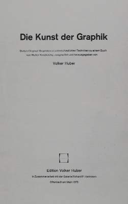 Bild Nr.2: 144-1185 Huber,V. (Hrsg.): (Literatur und illustrierte Bücher 20.Jahrhundert - Alte Literatur in modernen Ausgaben)