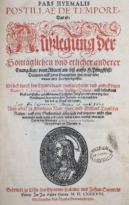 Bild Nr.1: 144-122 Luis de Granada (Ludovico Granatensis).: (Alte Drucke, Handschriften und Theologie)