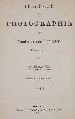 Bild Nr.5: 144-1245 Pizzighelli,G. (Hrsg.).: (Photographie)