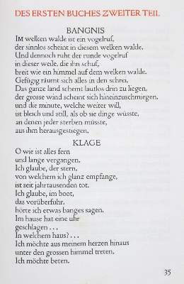Bild Nr.3: 144-1260 Rilke,R.M.: (Literatur und illustrierte Bücher 20.Jahrhundert - Alte Literatur in modernen Ausgaben)