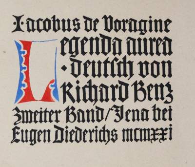 Bild Nr.1: 144-1271 Sammlung: (Literatur und illustrierte Bücher 20.Jahrhundert - Alte Literatur in modernen Ausgaben)