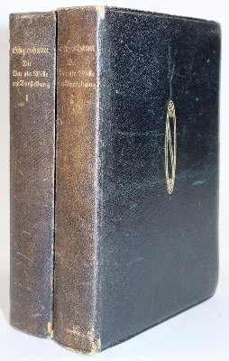 Bild Nr.2: 144-1278 Schopenhauer,A.: (Literatur und illustrierte Bücher 20.Jahrhundert - Alte Literatur in modernen Ausgaben)