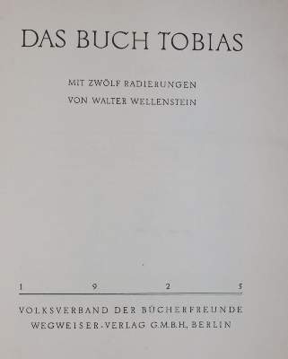 Bild Nr.1: 144-1302 Wellenstein,W.: (Literatur und illustrierte Bücher 20.Jahrhundert - Alte Literatur in modernen Ausgaben)