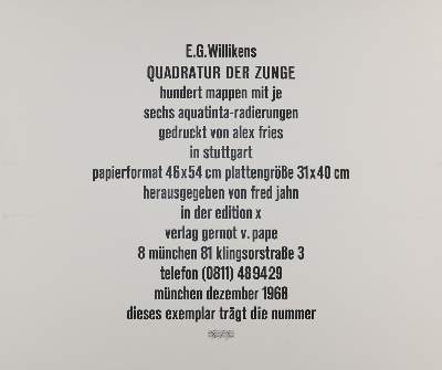 Bild Nr.3: 144-1303 Willikens, Ben: (Literatur und illustrierte Bücher 20.Jahrhundert - Alte Literatur in modernen Ausgaben)