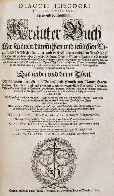 Bild Nr.111: 144-1318 Tabernaemontanus,J.T.: (Botanik, Kräuterbücher)