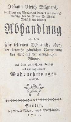 Bild Nr.1: 144-1345 Bilguer,J.U.: (Medizin)