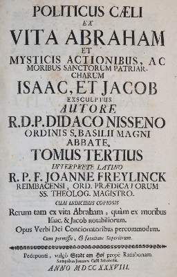 Bild Nr.1: 144-136 Niseno,D.: (Alte Drucke, Handschriften und Theologie)